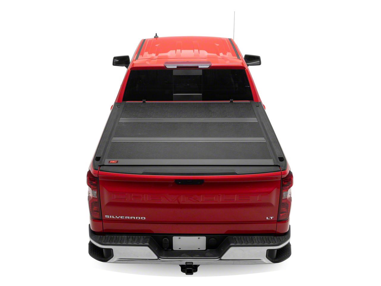 Rough Country Silverado 1500 Hard Low Profile Tri-Fold Tonneau Cover ...