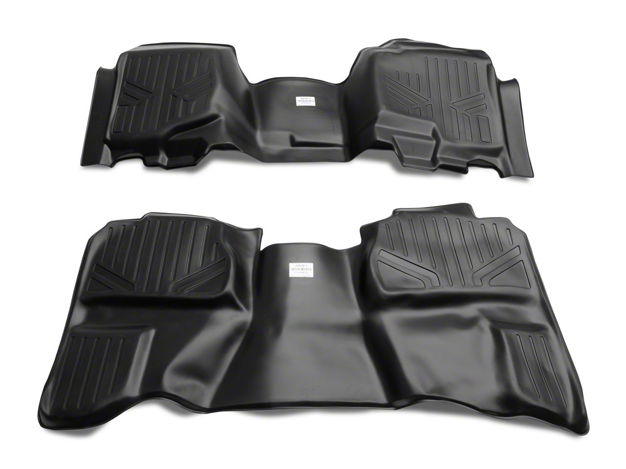 Rough Country Silverado Heavy Duty Front Over The Hump And Rear Floor Mats Black M 21072 07 13 4721