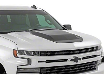 Rough Country Hood Scoop; Flat Black (19-24 Silverado 1500, Excluding 22-24 Trail Boss & ZR2)