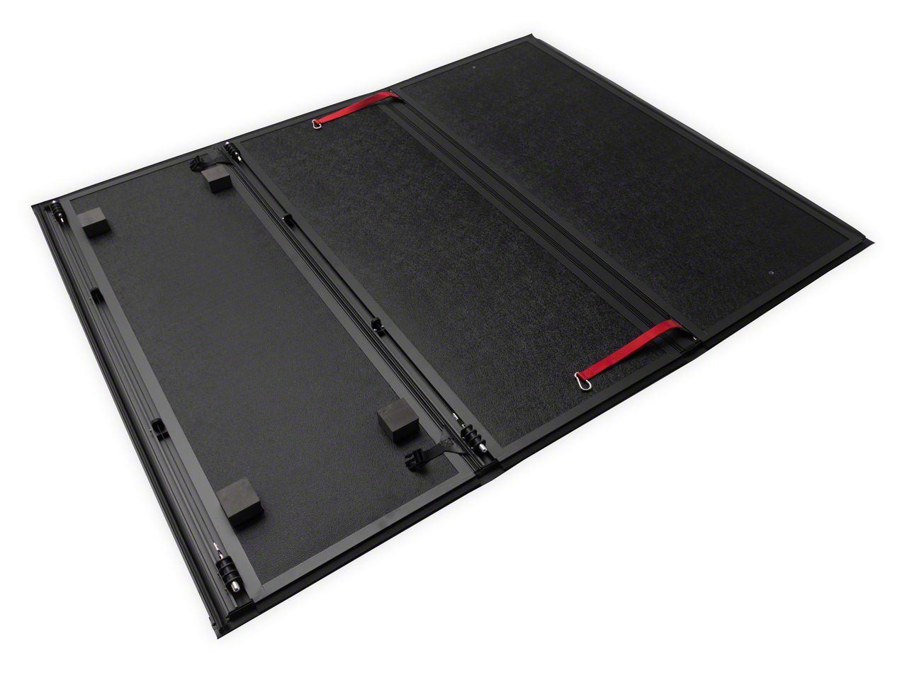 Rough Country Silverado 1500 Hard Low Profile Tri-Fold Tonneau Cover ...