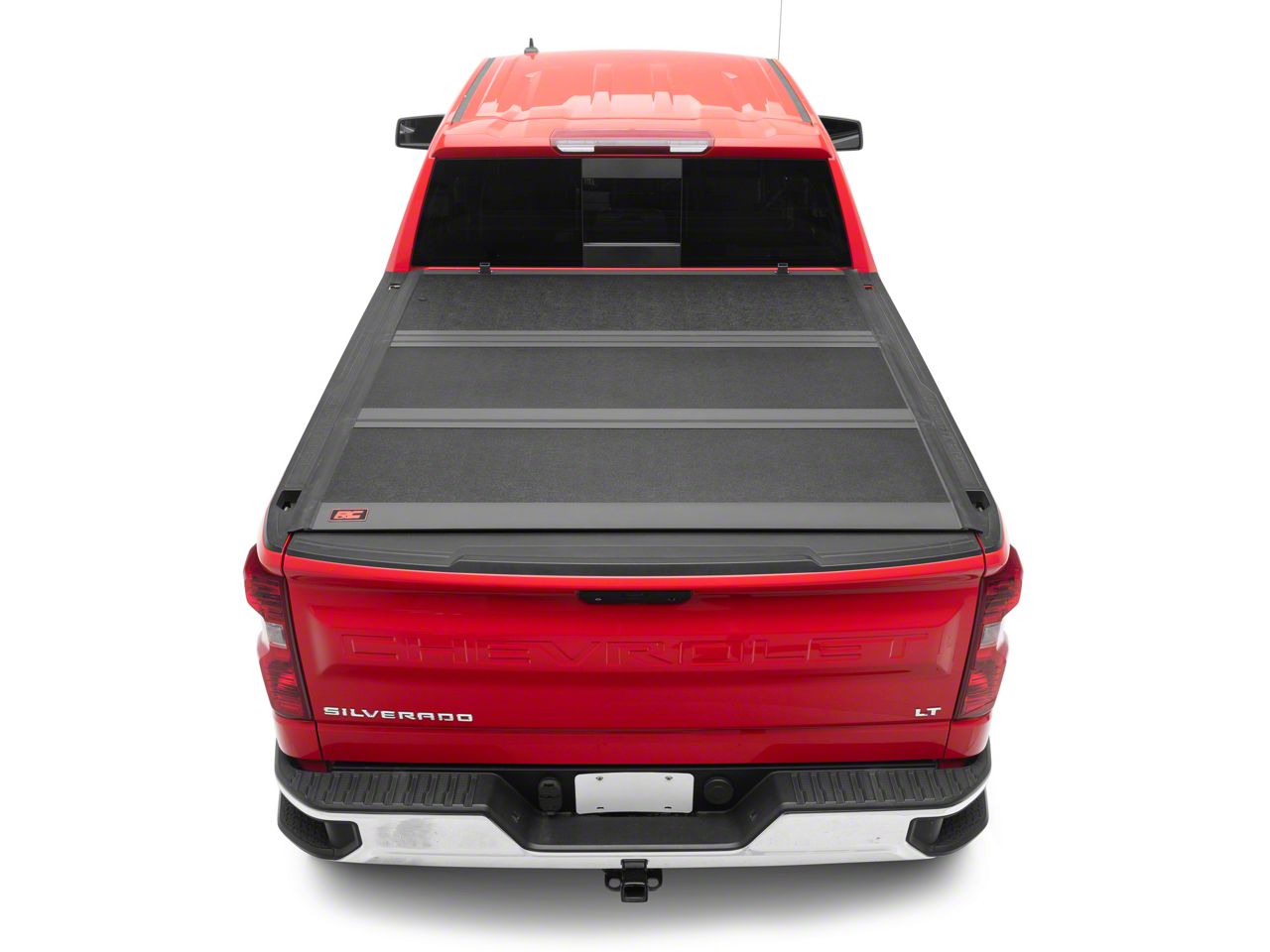 Rough Country Silverado 1500 Hard Low Profile Tri-Fold Tonneau Cover ...