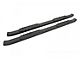 Rough Country Oval Nerf Side Step Bars; Black (07-18 Silverado 1500 Crew Cab)