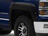 Rough Country Pocket Fender Flares; Flat Black (14-18 Silverado 1500 w/ 6.50-Foot Standard & 8-Foot Long Box)