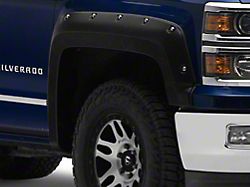 Rough Country Pocket Fender Flares; Flat Black (14-18 Silverado 1500 w/ 6.50-Foot Standard & 8-Foot Long Box)