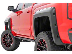 Rough Country Pocket Fender Flares; Silver Ice Metallic (14-18 Silverado 1500 w/ 5.80-Foot Short Box)