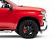 Rough Country Brake Caliper Covers; Red; Front and Rear (19-25 Silverado 1500)