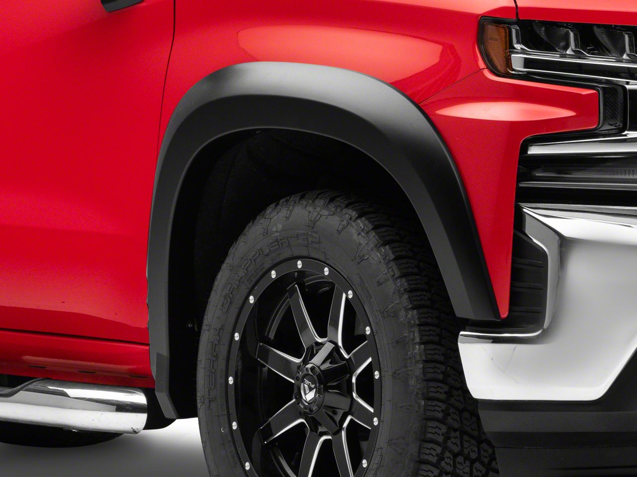 Rough Country Silverado 1500 Sf1 Pocket Fender Flares Flat Black F C319201 19 21 Silverado 5372