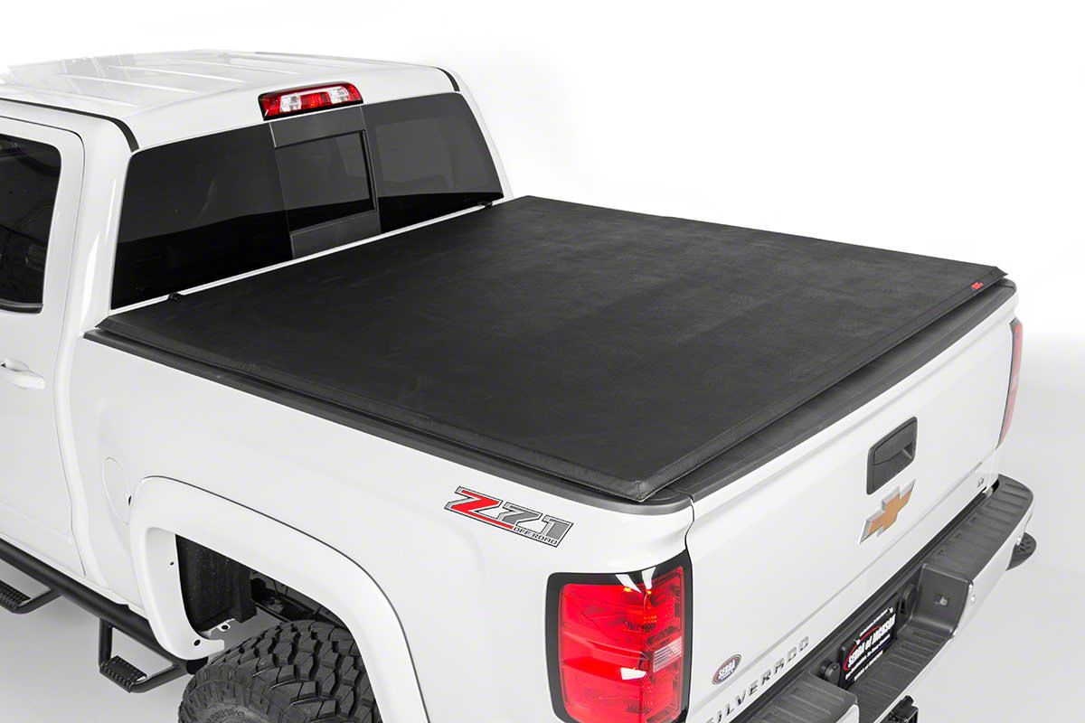 Rough Country Silverado Soft Tri Fold Tonneau Cover