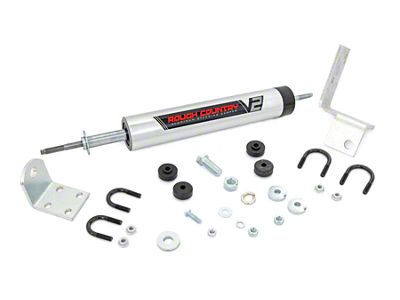 Rough Country V2 Steering Stabilizer for Stock Height (99-06 Silverado 1500)