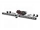 Rough Country 10-Inch Black Series Slimline LED Light Bars; Flood Beam (Universal; Some Adaptation May Be Required)