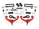 Rough Country 3-Inch Suspension Lift Kit with M1 Monotube Shocks; Red (20-24 Silverado 2500 HD w/ Factory Overload Springs & w/o MagneRide)