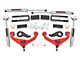 Rough Country 3-Inch Suspension Lift Kit with Premium N3 Shocks; Red (20-25 Silverado 2500 HD w/ Factory Overload Springs & w/o MagneRide)