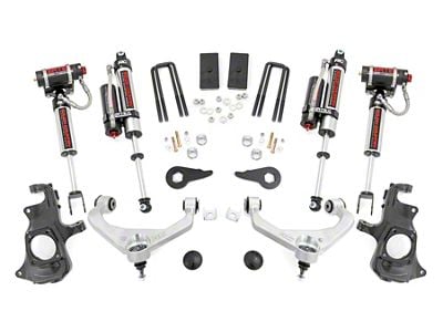 Rough Country 3.50-Inch Knuckle Suspension Lift Kit with Vertex Reservoir Shocks (11-19 Silverado 2500 HD w/ Factory Overload Springs & w/o MagneRide)