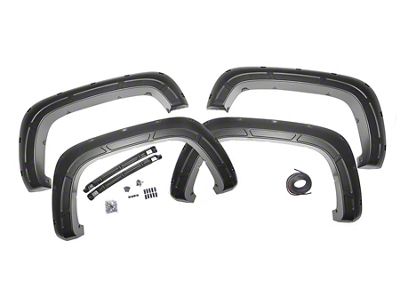 Rough Country Defender Fender Flares; Deep Mahogany (20-24 Silverado 2500 HD)