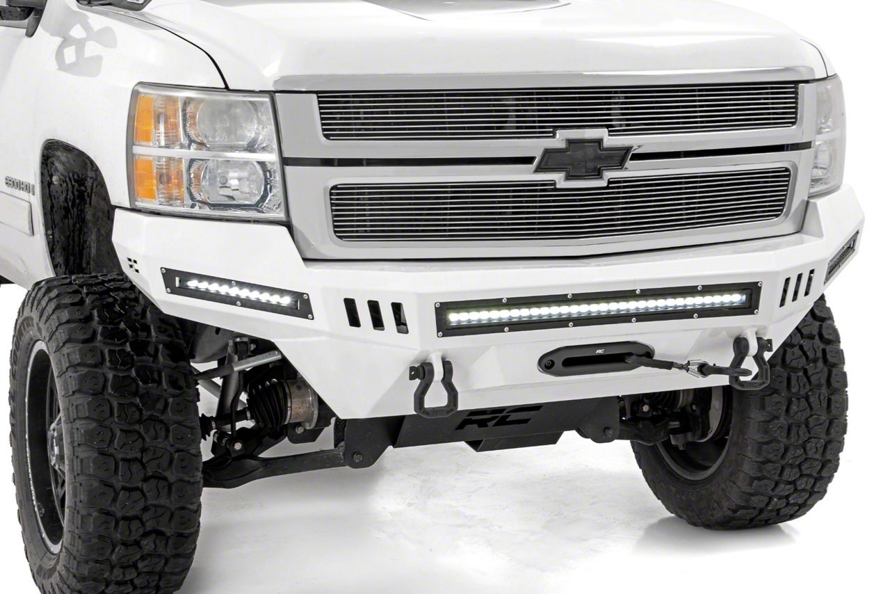 Rough Country Silverado 2500 DIY High Clearance Front Bumper; Raw 10801 ...