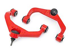 Rough Country Forged Upper Control Arms for 3.50-Inch Lift; Red (11-19 Silverado 2500 HD)