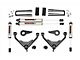 Rough Country 3-Inch Bolt-On Upper Control Arm Suspension Lift Kit with V2 Monotube Shocks for FT RPO Codes (07-10 Silverado 3500 HD SRW)