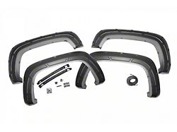 Rough Country Defender Fender Flares; Black (20-24 Silverado 3500 HD SRW)