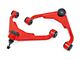 Rough Country Forged Upper Control Arms for 3-Inch Lift; Red (07-10 4WD Silverado 3500 HD)