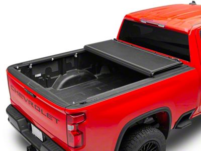 Rough Country Hard Low Profile Tri-Fold Tonneau Cover (20-25 Silverado 3500 HD w/ 6.90-Foot Standard Box)