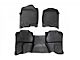 Rough Country Heavy Duty Front and Rear Floor Mats; Black (07-14 Silverado 3500 HD Extended Cab)