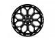 Rough Country 96 Series Gloss Black Milled 8-Lug Wheel; 20x10; -19mm Offset (20-24 Silverado 3500 HD SRW)