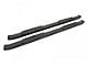 Rough Country Oval Nerf Side Step Bars; Black (07-19 Silverado 3500 HD Crew Cab)