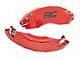 Rough Country Brake Caliper Covers; Red; Front and Rear (20-24 Silverado 3500 HD SRW)