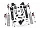 Rough Country 6-Inch Radius Arm Suspension Lift Kit with Vertex Reservoir Shocks (15-16 4WD 6.7L Powerstroke F-250 Super Duty w/ Factory Overload Springs)