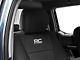 Rough Country Neoprene Front Seat Covers; Black (17-22 F-250 Super Duty)