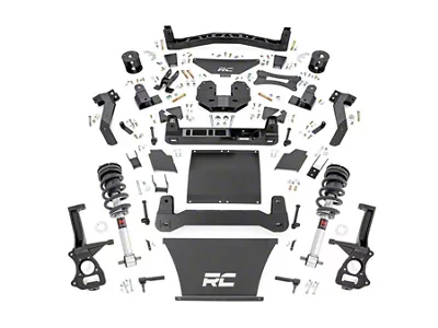 Rough Country 6-Inch Suspension Lift Kit with M1 Monotube Struts (21-25 4WD Tahoe w/o MagneRide, Excluding Diesel, High Country & Premier)