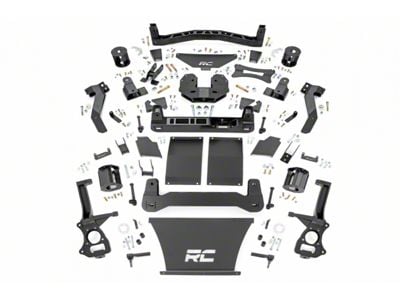 Rough Country 6-Inch Suspension Lift Kit (21-25 4WD Yukon w/o MagneRide, Excluding Diesel)