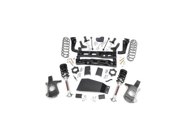 Rough Country 7.50-Inch Suspension Lift Kit with Lifted N3 Struts (07-14 2WD/4WD Yukon w/o Auto Ride)