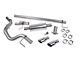 Roush Single Exhaust System with Polished Tips; Side Exit (21-22 2.7L EcoBoost F-150)