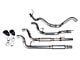 Roush Dual Exhaust System with Black Stain Tips; Rear Exit (17-20 F-150 Raptor)