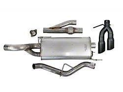 Roush Active-Ready Single Exhaust System with Black Tips; Side Exit (21-24 5.0L F-150, Excluding Tremor)