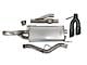 Roush Active-Ready Single Exhaust System with Black Tips; Side Exit (21-24 5.0L F-150, Excluding Tremor)