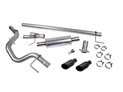 Roush Single Exhaust System with Black Tips; Side Exit (21-25 5.0L F-150, Excluding Tremor)