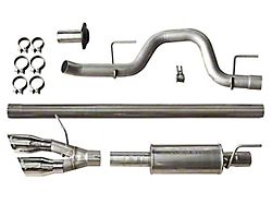 Roush Single Exhaust System with Polished Y-Pipe Tip; Side Exit (10-14 6.2L F-150 Raptor)