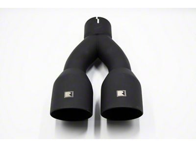 Roush Dual Exhaust Tip; 4-Inch; Black (19-23 Ranger w/ Roush Exhaust)