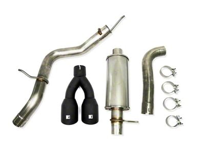 Roush Single Exhaust System with Black Y-Pipe Tip; Side Exit (19-23 Ranger)