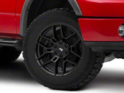 Rovos Wheels Ceres Satin Black 6-Lug Wheel; 20x9; 12mm Offset (04-08 F-150)