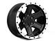 Rovos Wheels Tenere Matte Black with Machined Lip 6-Lug Wheel; 17x9; -15mm Offset (19-24 Sierra 1500)