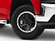 Rovos Wheels Tenere Matte Black with Machined Lip 6-Lug Wheel; 17x9; -15mm Offset (19-24 Silverado 1500)