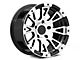 Rovos Wheels Karoo Gloss Black with Machined Lip 5-Lug Wheel; 17x9; -6mm Offset (02-08 RAM 1500, Excluding Mega Cab)