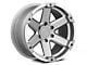 Rovos Wheels Danakil Charcoal with Machined Lip 6-Lug Wheel; 17x9; -6mm Offset (04-08 F-150)