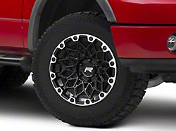 Rovos Wheels Guban Gloss Black Machined 6-Lug Wheel; 18x9; -6mm Offset (04-08 F-150)