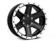 Rovos Wheels Tenere Matte Black with Machined Lip 6-Lug Wheel; 18x9; 0mm Offset (04-08 F-150)