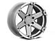 Rovos Wheels Danakil Charcoal with Machined Lip 6-Lug Wheel; 18x9; 0mm Offset (07-13 Sierra 1500)