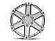 Rovos Wheels Danakil Charcoal with Machined Lip 6-Lug Wheel; 18x9; 0mm Offset (07-13 Sierra 1500)